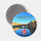 Florenz - Ponte Vecchio Magnet (Vorderseite/Rückseite)