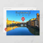 Florenz - Ponte Vecchio Postkarte (Vorne/Hinten)