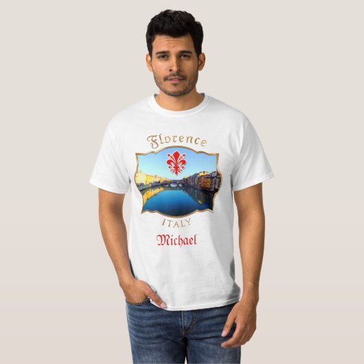 Florenz - Ponte Vecchio T-Shirt (Vorne ganz)