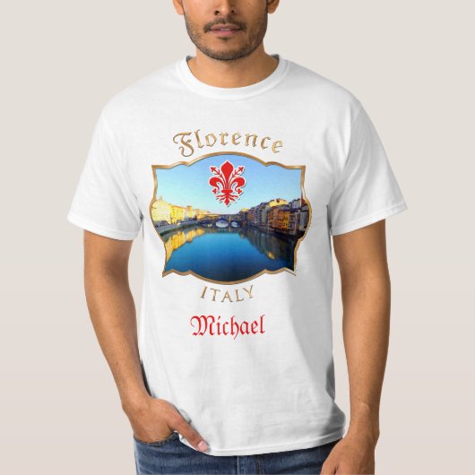 Florenz - Ponte Vecchio T-Shirt (Vorderseite)