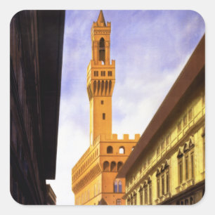 Florenz Quadratischer Aufkleber