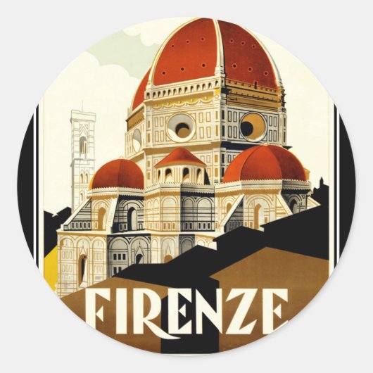 FLORENZ RUNDER AUFKLEBER (Vorderseite)