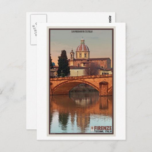 Florenz - San Frediano in Cestello Postkarte (Vorne/Hinten)