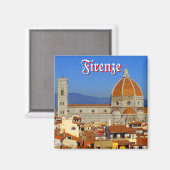 Florenz - Santa Maria del Fiore Magnet (Vorderseite/Rückseite)