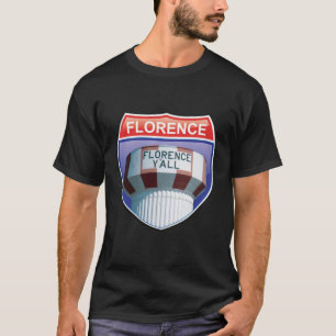 Florenz Sie zwischenstaatlicher Zeichen-T - Shirt