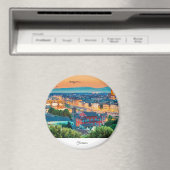 Florenz Sonnenuntergang Italien Magnet (In Situ (Geschirrspüler))