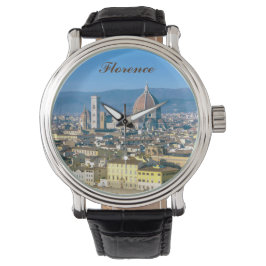 Florenz Stadtansicht mit Dom Armbanduhr
