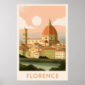 Florenz Stadtansicht Poster (Vorne)