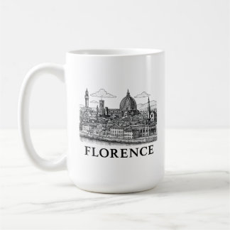 Florenz Stadtbild - Duomo Kathedrale Linie Kunst Kaffeetasse