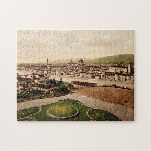 Florenz Toskana Italien 1897 Puzzle (Horizontal)