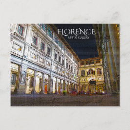 Florenz, Uffizi Gallery Postkarte