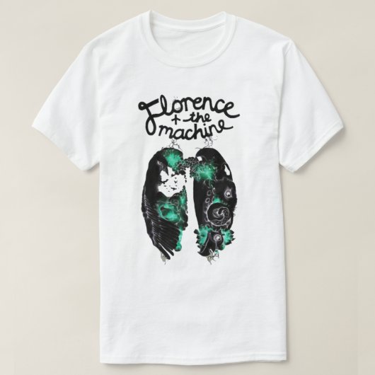 Florenz und das Maschinendesign T-Shirt (Design vorne)
