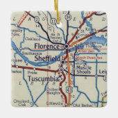 Florenz und Muscle Shoals Alabama Ornament (Vorderseite)