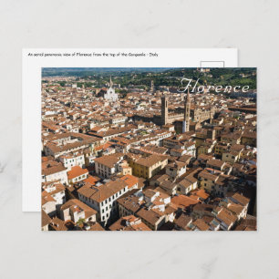 Florenz von der Spitze des Campanile - Italien Postkarte