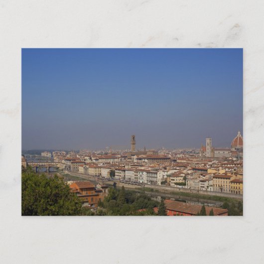 Florenz von "Piazzale Michelangelo" Postkarte (Vorderseite)