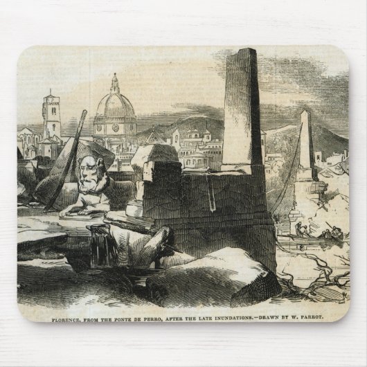 Florenz, von Ponte de Perro Mousepad (Vorne)