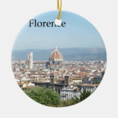 FlorenzDuomo von Michelangelo-Quadrat (neu-St.K) Keramikornament (Vorne)