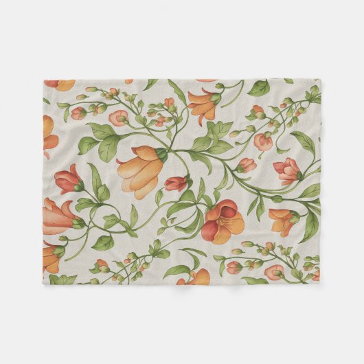 Flores 2 fleecedecke (Vorderseite (Horizontal))