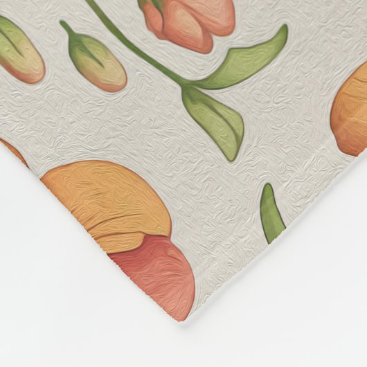 Flores 2 fleecedecke (Ecke)