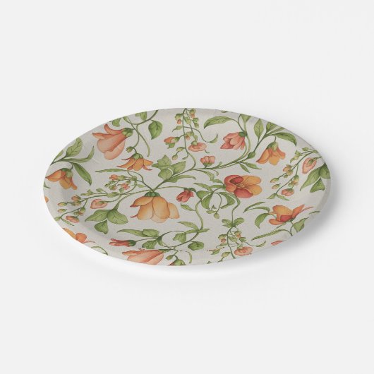 Flores 2 pappteller (Schrägansicht)