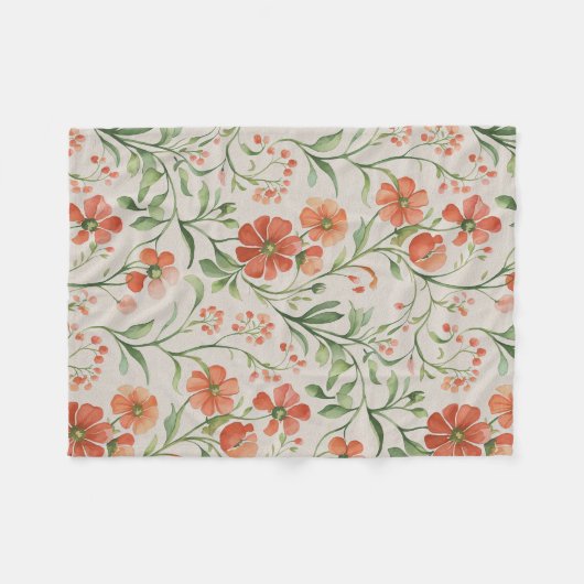 Flores 3 fleecedecke (Vorderseite (Horizontal))