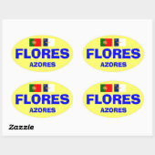 Flores Azores Sticker (Blatt)