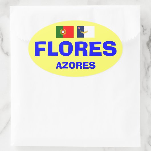 Flores Azores Sticker (Tasche)