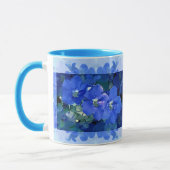 "Flores Azuis" (blaue Blumen) Tasse (Links)