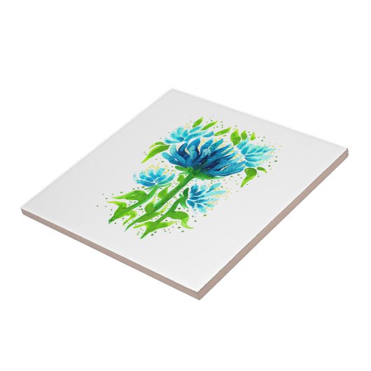 Flores azules fliese (Seite)