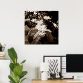 flores brancas2 poster (Heimbüro)