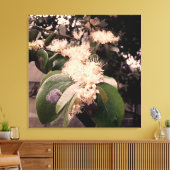 flores brancas3 leinwanddruck (Insitu (Wohnzimmer))