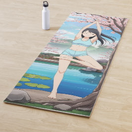flores cerezo yoga anime manga woman girl fan art yogamatte
