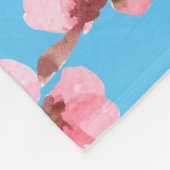 Flores de cerezo floreciendo fleecedecke (Ecke)