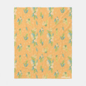 "Flores de Durazno" Fleecedecke (Vorderseite)