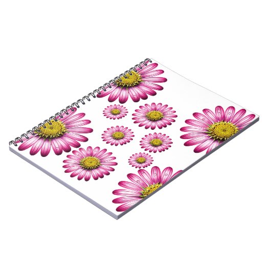 Flores de Gérbera Notizblock (Linke Seite)