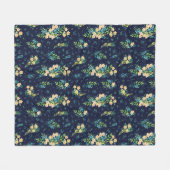 "Flores de Luna" Fleecedecke (Vorderseite (Horizontal))