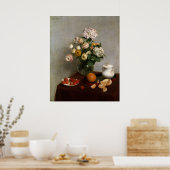 Flores de Verão e Frutos Poster (Küche)