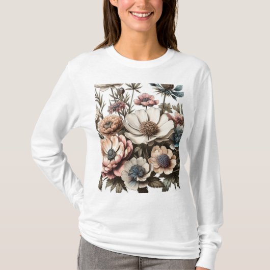 Flores de vitaje T-Shirt (Vorderseite)
