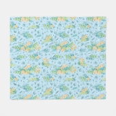 "Flores del cielo" Fleecedecke (Vorderseite (Horizontal))