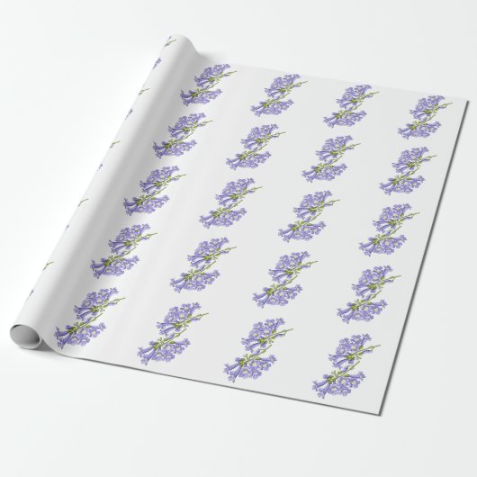 Flores do Brasil jacaranda Geschenkpapier (Ungerollt)