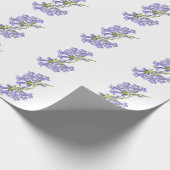 Flores do Brasil jacaranda Geschenkpapier (Ecke)