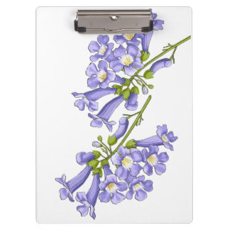 Flores do Brasil jacaranda Klemmbrett