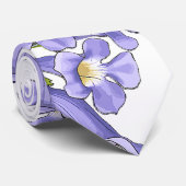 Flores do Brasil jacaranda Krawatte (Gerollt)