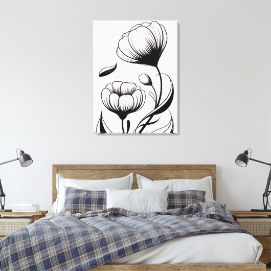 Flores do Silêncio Leinwanddruck (Insitu (Schlafzimmer))