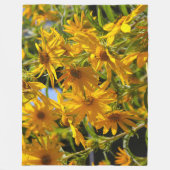 Flores en mi hierbas " Blume in meinem Unkraut " Fleecedecke (Vorderseite)