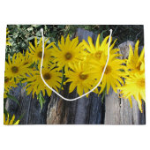 Flores en mi hierbas " Blume in meinem Unkraut " Große Geschenktüte (Vorderseite)