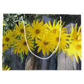 Flores en mi hierbas " Blume in meinem Unkraut " Große Geschenktüte (Rückseite)