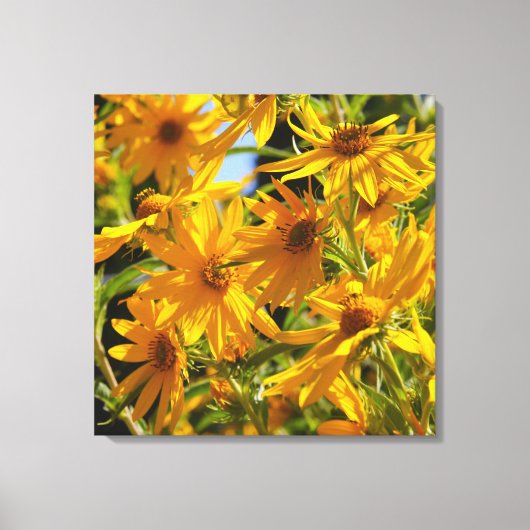 Flores en mi hierbas " Blume in meinem Unkraut " Leinwanddruck (Vorderseite)