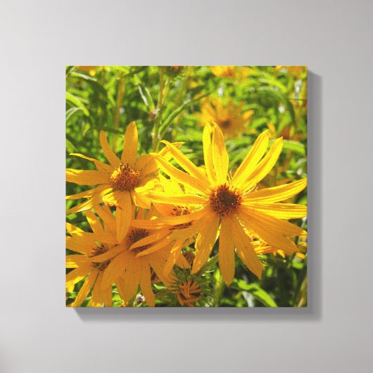 Flores en mi hierbas " Blume in meinem Unkraut " Leinwanddruck (Vorderseite)