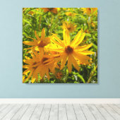 Flores en mi hierbas " Blume in meinem Unkraut " Leinwanddruck (Insitu (Holzboden))